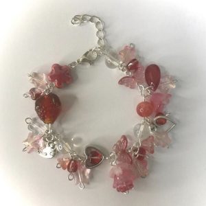 Gelang Manik Maroon